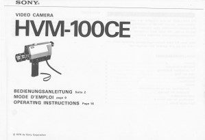 Anleitung HVM-100CE