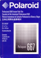 Polaroid s/w Pack Film 3200 ASA von 2001